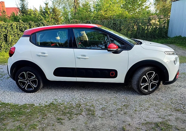 Citroen C3 cena 38900 przebieg: 141000, rok produkcji 2017 z Lubartów małe 466